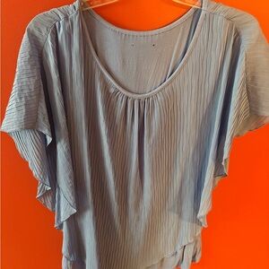 Elegant Blue Women's Top